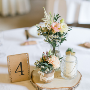Bouquet centre de table mariage