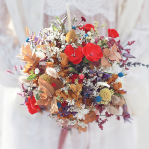 Bouquet de fleurs séchées mariage