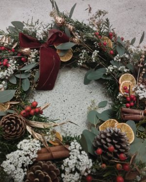 Les plus belles couronnes de Noël pour la porte